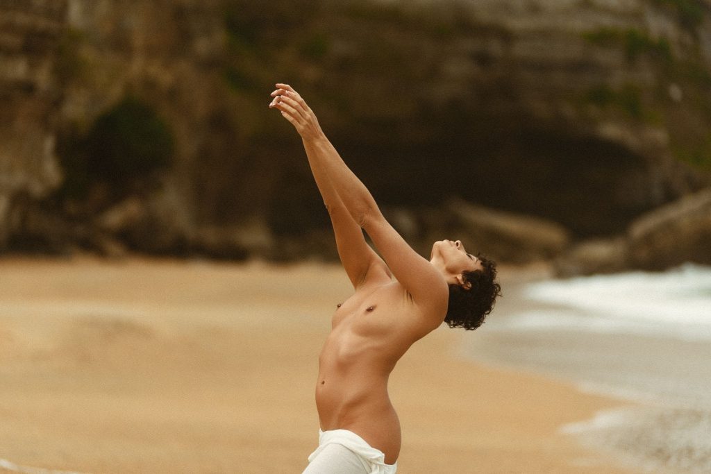 Shooting photo sur la plage à Biarritz